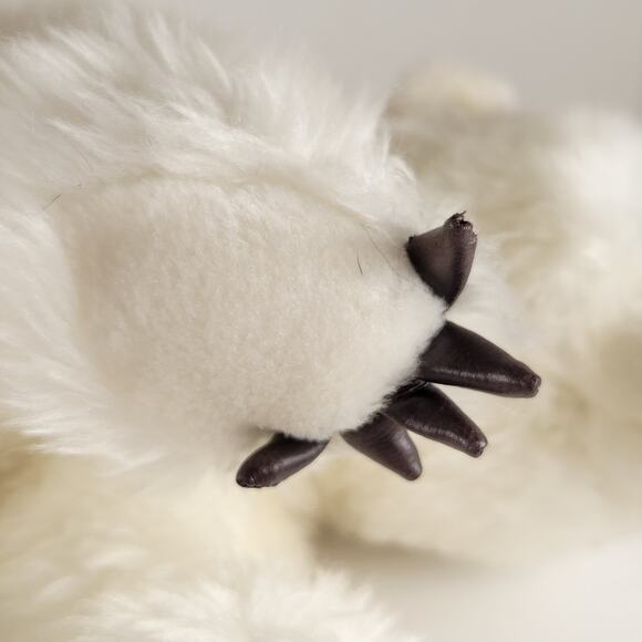 National Geographic Polar Bear Plush 10" White Stuffed Animal Toy with Claws - Picture 12 of 16